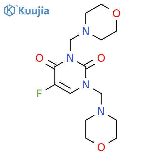 5-Fluoro-1,3-bis[(morpholin-4-yl)methyl]pyrimidine-2,4(1H,3H)-dione structure