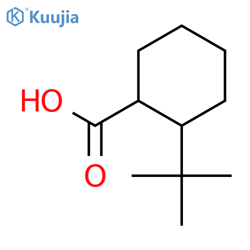 Cyclohexanecarboxylic acid, 2-(1,1-dimethylethyl)- structure
