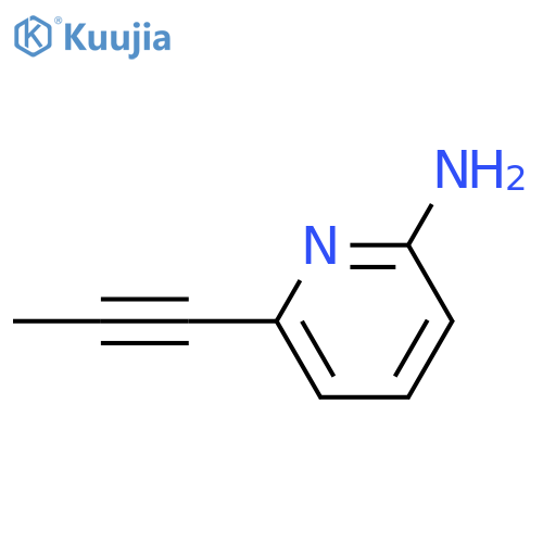 6-(1-propyn-1-yl)-2-Pyridinamine structure
