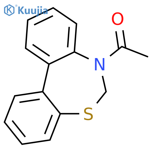 Dibenzo[d,f][1,3]thiazepine, 7-acetyl-6,7-dihydro- structure