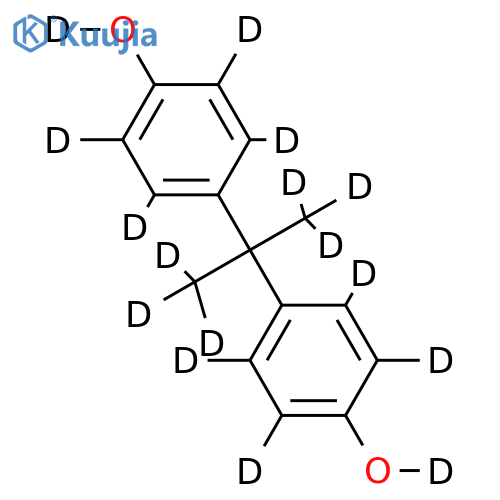 Phen-2,3,5,6-d4-ol-d,4,4'-[1-(methyl-d3)ethylidene-2,2,2-d3]bis- structure