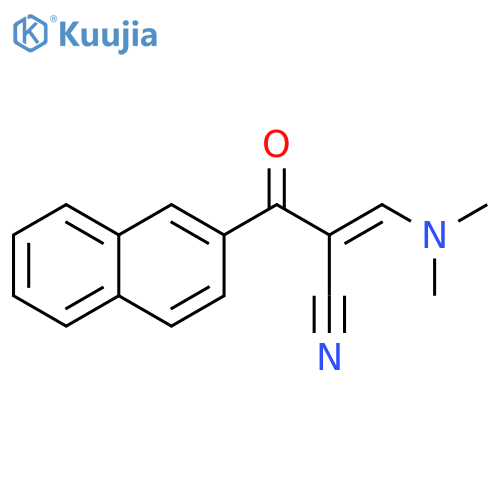 2-(2-Naphthoyl)-3-(dimethylamino)acrylonitrile structure