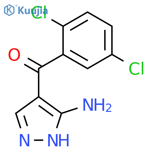Methanone, (3-amino-1H-pyrazol-4-yl)(2,5-dichlorophenyl)- structure