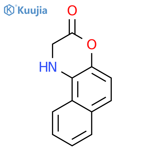 3H-Naphth[2,1-b][1,4]oxazin-3-one, 1,2-dihydro- structure