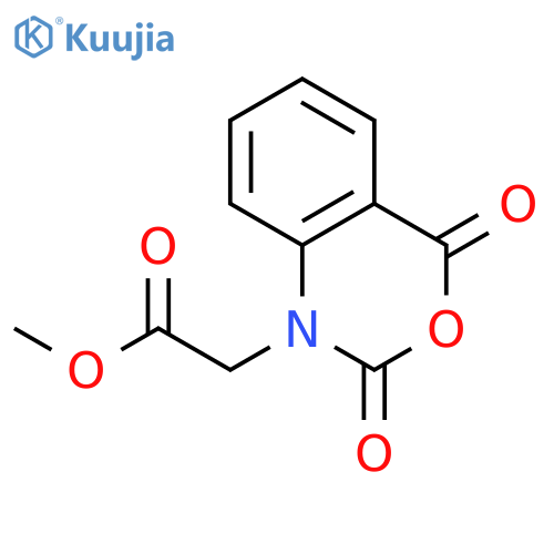 methyl (2,4-dioxo-2H-3,1-benzoxazin-1(4H)-yl)acetate structure