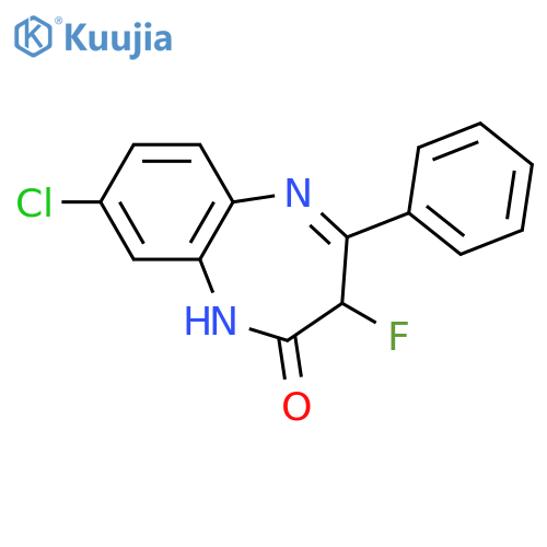 2H-1,5-Benzodiazepin-2-one, 8-chloro-3-fluoro-1,3-dihydro-4-phenyl- structure
