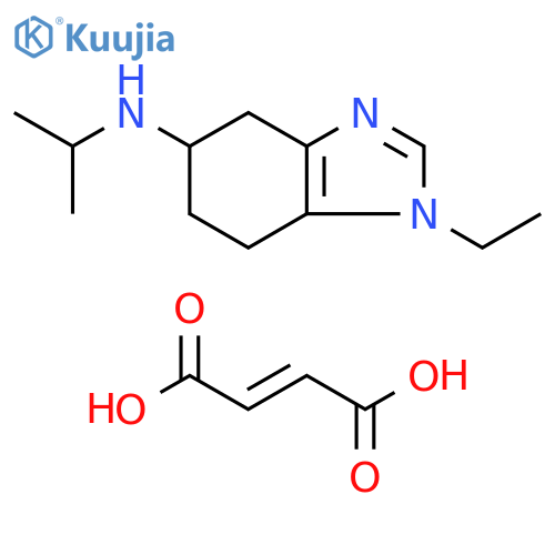 1H-Benzimidazol-5-amine, 1-ethyl-4,5,6,7-tetrahydro-N-(1-methylethyl)-, (2E)-2-butenedioate (2:3) structure
