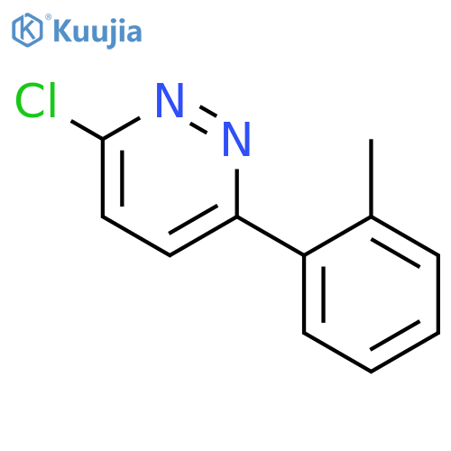 3-chloro-6-(2-methylphenyl)pyridazine structure