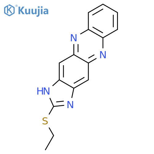 1H-Imidazo[4,5-b]phenazine, 2-(ethylthio)- structure