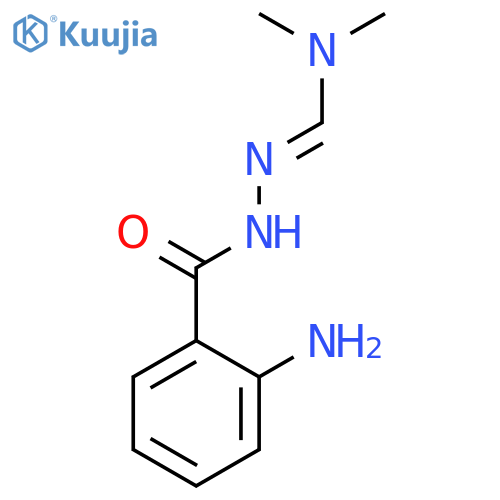 Benzoic acid, 2-amino-, [(dimethylamino)methylene]hydrazide structure