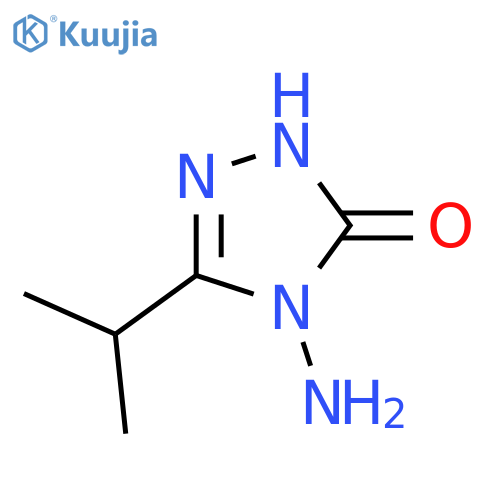 4-Amino-3-isopropyl-1H-1,2,4-triazol-5(4H)-one structure