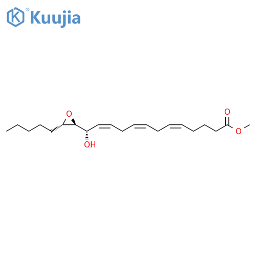 Methyl 13(S)-Hydroxy-14(S),15(S)-epoxy-5(Z),8(Z),11(Z)-eicosatrienoate structure