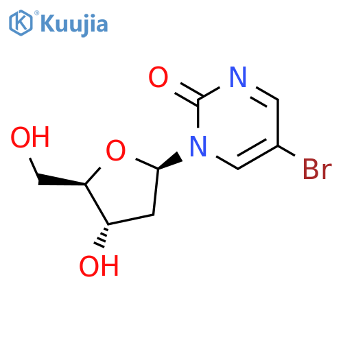 1-(2-deoxy-beta-ribofuranosyl)-5-bromo-2-pyrimidinone structure