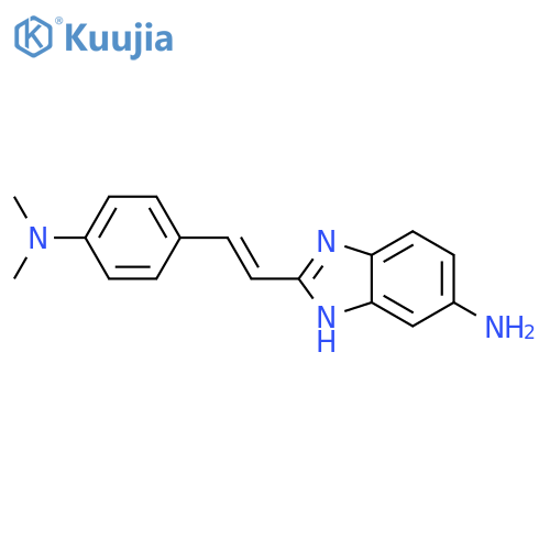 1H-Benzimidazol-5-amine, 2-[2-[4-(dimethylamino)phenyl]ethenyl]- structure
