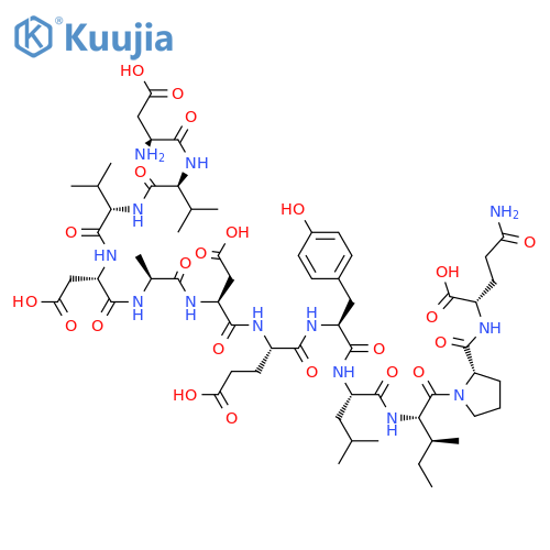 L-Glutamine,L-a-aspartyl-L-valyl-L-valyl-L-a-aspartyl-L-alanyl-L-a-aspartyl-L-a-glutamyl-L-tyrosyl-L-leucyl-L-isoleucyl-L-prolyl- structure
