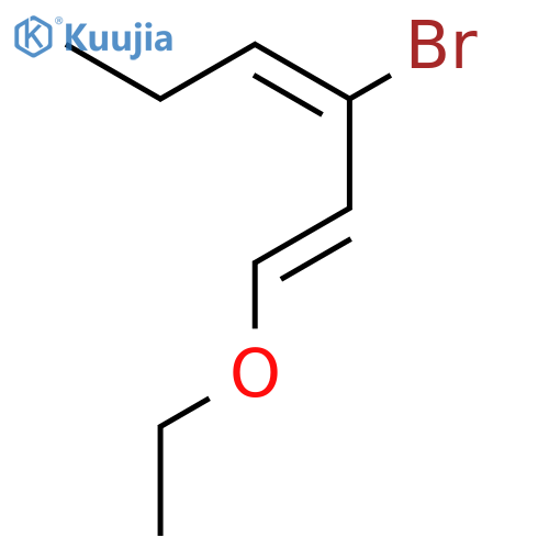 1,3-Hexadiene, 3-bromo-1-ethoxy-, (E,E)- structure