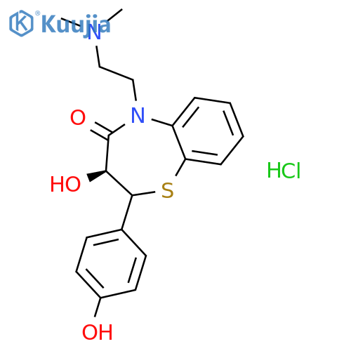 Deacetyl-O-demethyl Diltiazem Hydrochloride structure