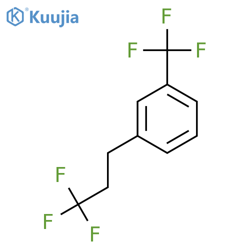 1-(Trifluoromethyl)-3-(3,3,3-trifluoropropyl)-benzene structure