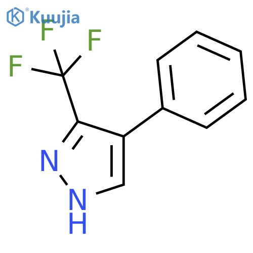 4-phenyl-3-(trifluoromethyl)-1H-pyrazole structure