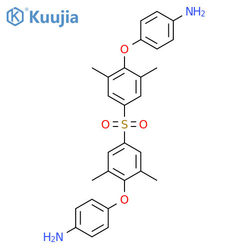 Benzenamine, 4,4'-[sulfonylbis[(2,6-dimethyl-4,1-phenylene)oxy]]bis- structure