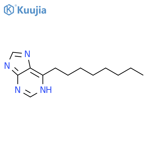1H-Purine, 6-octyl- structure