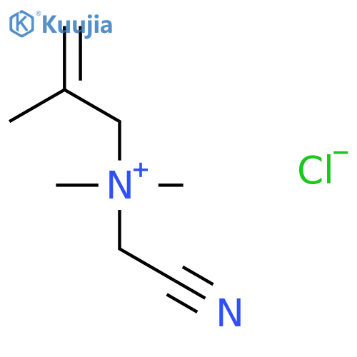 2-Propen-1-aminium, N-(cyanomethyl)-N,N,2-trimethyl-, chloride structure