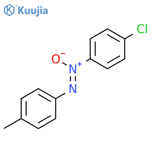 Diazene, (4-chlorophenyl)(4-methylphenyl)-, 2-oxide structure