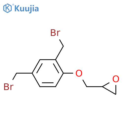 Oxirane, [(2,4-dibromomethylphenoxy)methyl]- structure