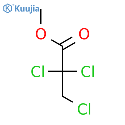 Propanoic acid, trichloro-, methyl ester structure