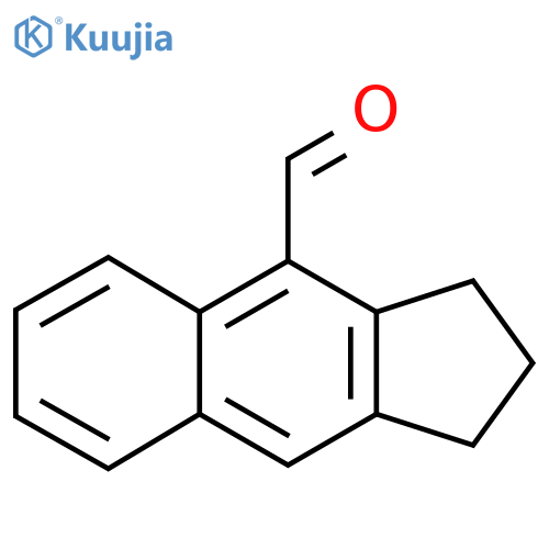 2,3-dihydro-1H-cyclopenta[b]naphthalene-4-carbaldehyde structure