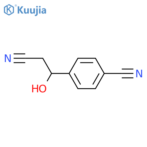 4-(2-cyano-1-hydroxyethyl)benzonitrile structure