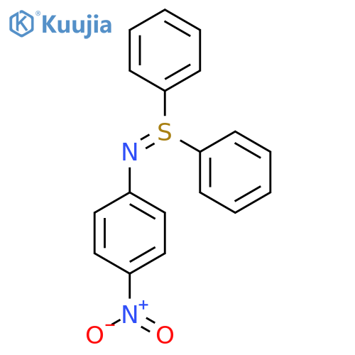 Sulfilimine, N-(4-nitrophenyl)-S,S-diphenyl- structure