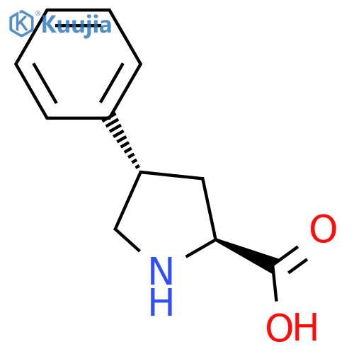 (2S,4S)-4-Phenylpyrrolidine-2-carboxylic acid structure