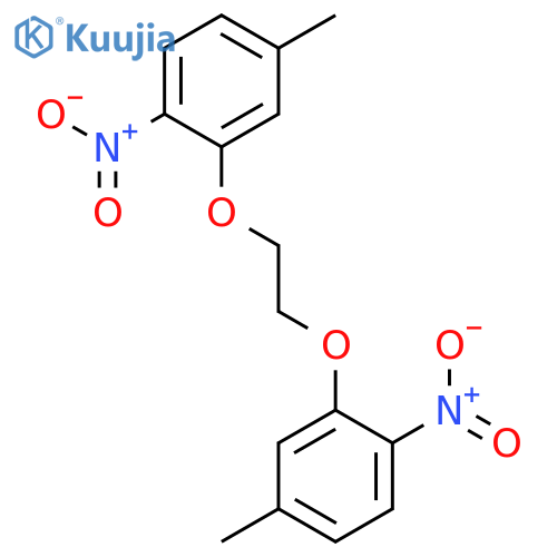 1,1'-1,2-Ethanediylbis(oxy)bis5-methyl-2-nitro-benzene structure