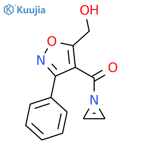 1H-Azirine, 1-[[5-(hydroxymethyl)-3-phenyl-4-isoxazolyl]carbonyl]- structure
