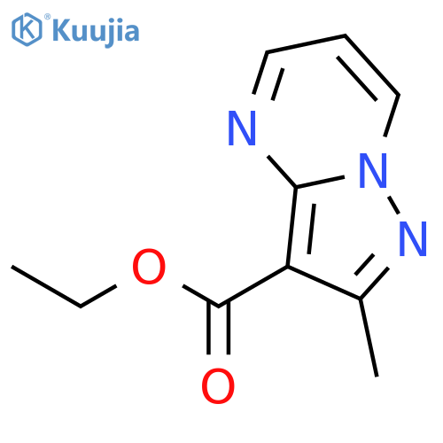 ETHYL 2-METHYLPYRAZOLO[1,5-A]PYRIMIDINE-3-CARBOXYLATE structure