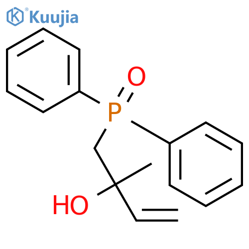3-Buten-2-ol, 1-(diphenylphosphinyl)-2-methyl- structure