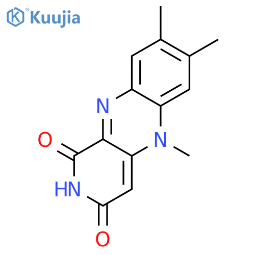 Pyrido[3,4-b]quinoxaline-1,3(2H,5H)-dione, 5,7,8-trimethyl- structure