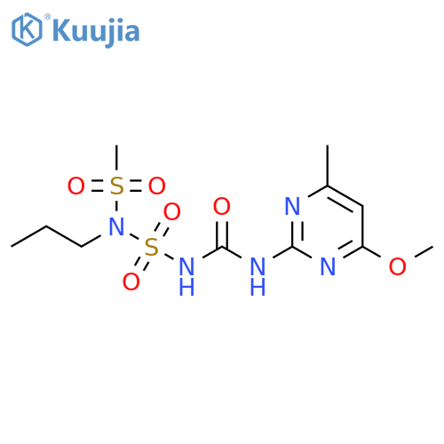 2,4-Dithia-3,5-diazahexan-6-amide, N-(4-methoxy-6-methyl-2-pyrimidinyl)-3-propyl-, 2,2,4,4-tetraoxide (9CI) structure