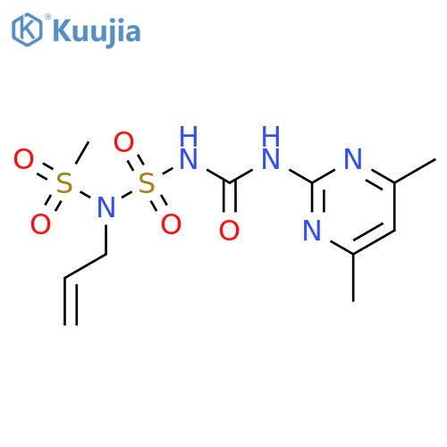 2,4-Dithia-3,5-diazahexan-6-amide, N-(4,6-dimethyl-2-pyrimidinyl)-3-(2-propenyl)-, 2,2,4,4-tetraoxide (9CI) structure