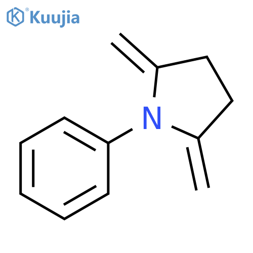 Pyrrolidine, 2,5-bis(methylene)-1-phenyl- structure