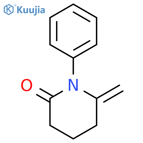 2-Piperidinone, 6-methylene-1-phenyl- structure