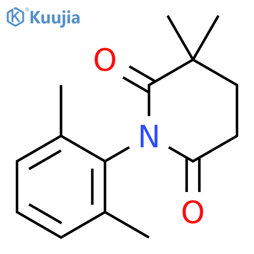 2,6-Piperidinedione, 1-(2,6-dimethylphenyl)-3,3-dimethyl- structure