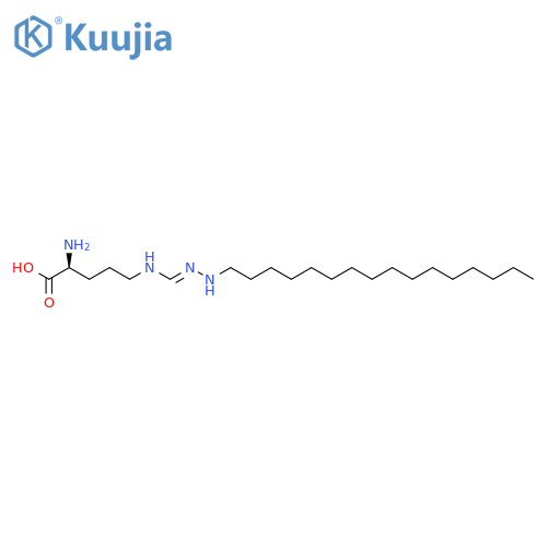 L-Ornithine, N5-[(hexadecylamino)iminomethyl]- structure