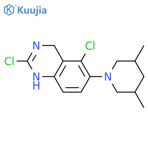 Quinazoline, 2,5-dichloro-6-(3,5-dimethyl-1-piperidinyl)-1,4-dihydro- structure