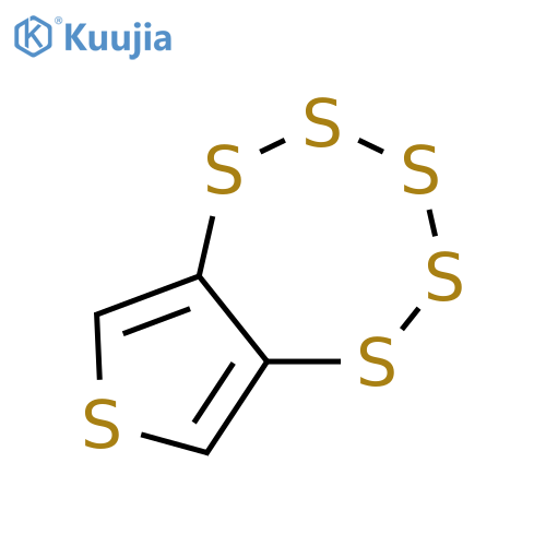 Thieno[3,4-f]-1,2,3,4,5-pentathiepin structure