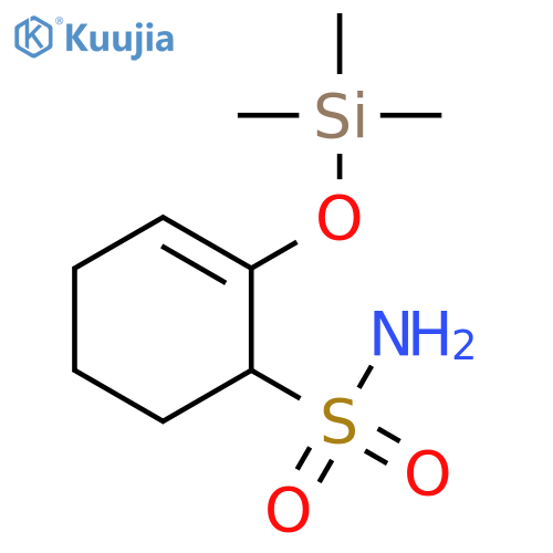 2-Cyclohexene-1-sulfonamide, 2-[(trimethylsilyl)oxy]- structure
