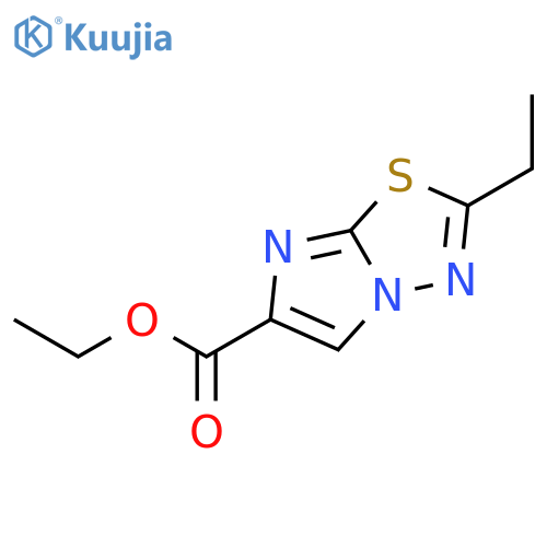Ethyl 2-ethylimidazo[2,1-b][1,3,4]thiadiazole-6-carboxylate structure