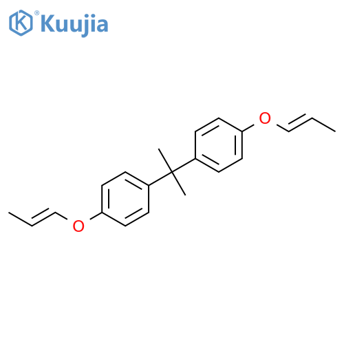 Benzene, 1,1'-(1-methylethylidene)bis[4-(1-propenyloxy)- structure