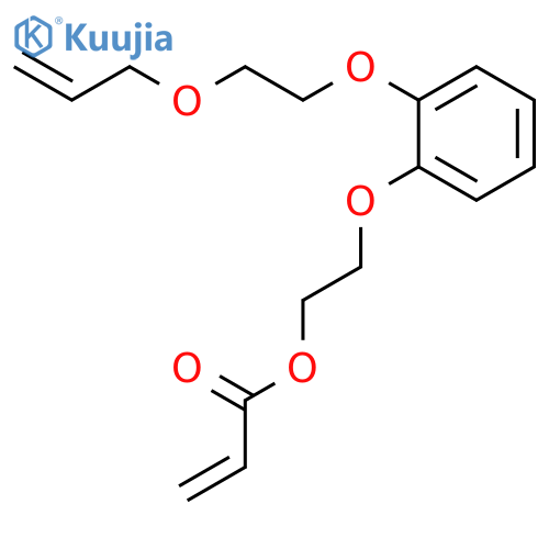 2-Propenoic acid, 2-[2-[2-(2-propenyloxy)ethoxy]phenoxy]ethyl ester structure